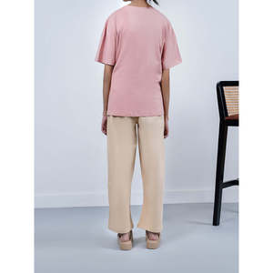 Pantalones de Punto de Pierna Ancha para Mujer Holden, Transpirables, de Cintura Alta, con Estampado, Corte Holgado, para Primavera y Otoño, WC390 - Product Image 4