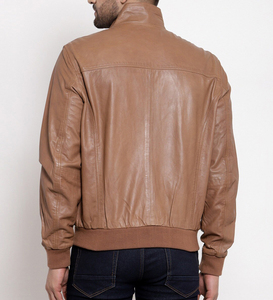 Chaqueta de Cuero Casual de Invierno para Hombre, Estilo Urbano con Cuello Alto, Chaqueta de Buena Calidad para Hombre - Product Image 4
