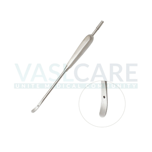 Ascenseur du cuir chevelu Daniel 26cm légèrement incurvé avec trou Élévation des tissus mous en acier inoxydable dans le plan sous-galéal - Product Image 6