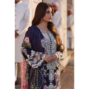 Ensemble de costumes pour femmes Elaf Premium Luxury Lawn Edition 25-ELE-12B YAZMIN-TC-1207 - Product Image 3