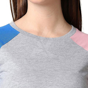 Haute qualité léger 100% coton dames T-Shirt à manches courtes été Streetwear écologique fabriqué au Pakistan Style décontracté - Product Image 6