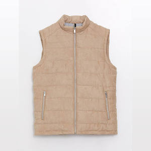 Veste matelassée sans manches à fermeture éclair avec poches à un prix abordable en gros - Product Image 1