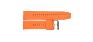 Correa de Reloj Deportiva Unisex JD467, Resistente al Agua, Silicona Naranja, Suave, Ligera, Transpirable, Duradera, 20-22mm, Acero Inoxidable - Product Image 4