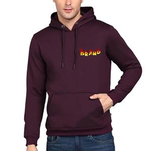 Sudadera con Capucha Personalizada para Hombre, 100% Algodón, Color Personalizado, Invierno, Lisa, Teñida, Transpirable, Suave, con Forro Polar y Logotipo Personalizado - Product Image 2