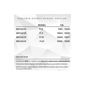 เฟืองวัดความเร็วที่เข้ากันได้สำหรับ R9เรโนลต์, R11, R19, R21 - Product Image 5