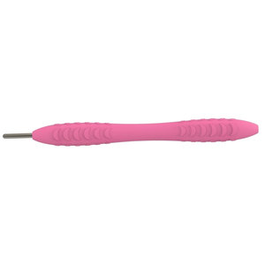 Miroir buccal ergonomique en silicone rose avec poignée texturée pour usage dentaire, opération manuelle, examen oral, classe 1, Pakistan - Product Image 3