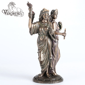 Veronese thiết kế-HECATE-GREEK Nữ Thần Ma Thuật-bức tượng nhựa trang trí nhà sang trọng được vẽ bằng tay - Product Image 2