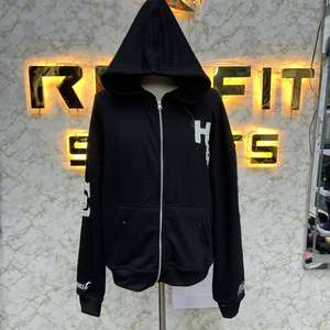 Sudadera con Capucha y Cremallera de Fabricación Propia a Bajo Precio, Sudadera con Estampado Puff, Sudadera con Capucha para Hombre a Precio Económico - Product Image 6