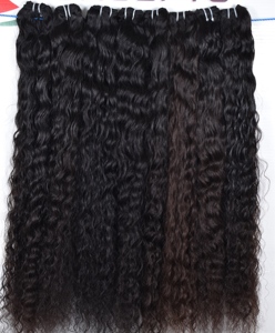 100% Venta al por mayor Raw Proveedor de Virgen sin procesar Natural 8-32 pulgadas Kinky Curly Bundle Temple Extensiones de cabello humano vietnamita - Product Image 3