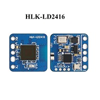 Módulo de Radar de Detección de Presencia Humana Hi-Link HLK-LD2416 24G AIP, Módulo de Detección de Movimiento Estático Micro para Hogar Inteligente de Tamaño Ultra Pequeño