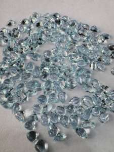 Piedras preciosas facetadas sueltas de Aguamarina natural 4x6 5x7 6x8 7x9 MM Tamaños calibrados de La India" - Product Image 6