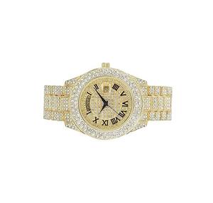 Exclusive Luxury Diamond Watch for <b>Men</b> | Water Resistant | Durable <b>Stainless</b> <b>Steel</b> <b>Bracelet</b> | Best Wholesale Price - Product Image 3