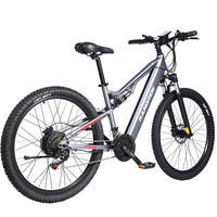 Bicicleta Eléctrica de Montaña RANDRIDE YG90A para Adultos, 1000W, 48V, 17A, Aleación de Aluminio, Suspensión de Cuatro Brazos