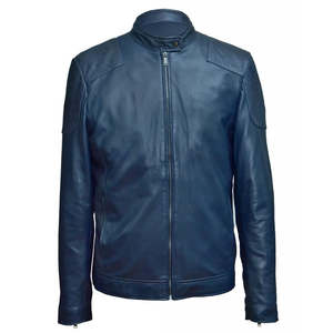 Venta al por mayor chaquetas de cuero genuino hombres chaqueta de cuero personalizado para hombres mujeres Unisex chaquetas de cuero puro para hombres - Product Image 4