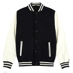 Veste universitaire unisexe personnalisée, col montant sportif, coupe slim, broderie d'hiver, respirante, séchage rapide - Product Image 5