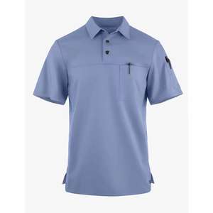 Uniformes de hospital transpirables más vendidos, uniformes médicos con cremallera para hombres y mujeres, logotipo personalizado, exfoliante de Enfermería de manga corta - Product Image 6