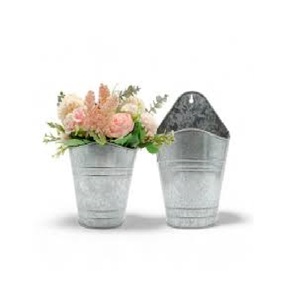 Macetas de pared galvanizadas de diseño clásico de nueva venta, logotipo de forma de tamaño personalizado, maceta de la mejor calidad, usos en el jardín del hogar - Product Image 6