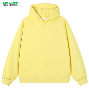 Sudadera CON CAPUCHA DE Color sólido para hombres y mujeres, nueva tendencia de moda holgada de estilo americano para primavera y otoño con tela tejida - Product Image 1