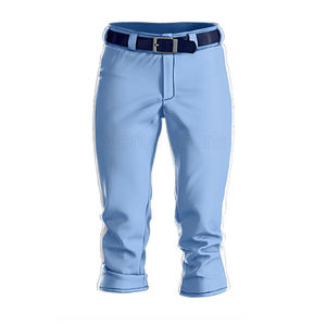 Pantalones de béisbol para hombre de tela Premium transpirable y opciones de ajuste personalizado pantalones lisos - Product Image 1