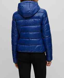 Custom quilted puffer <b>jacket</b> <b>men</b> made with <b>soft</b> interior lining strong zipper stylish outer <b>shell</b> for fashion wear - Product Image 3