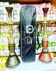 Authentic Khalil Maamoon Modern Brass Heavy Metal Rifle Hookah-5.2kg Gun Design Shisha Set with 2.8kg Metal Core - Product Image 5