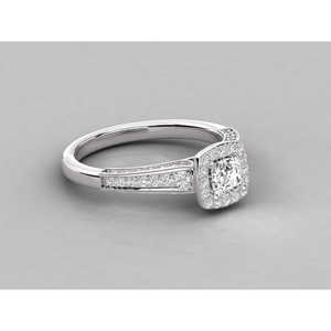 Bague pour femme en or 14 carats avec diamant solitaire cultivé en laboratoire - Product Image 5