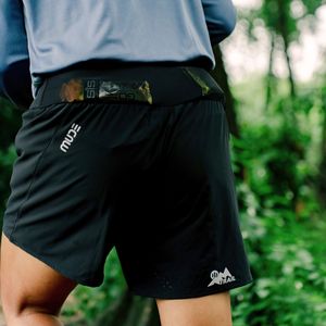 Shorts Bermuda noirs pour homme ELAST 360, entrejambe 14 cm - Product Image 3