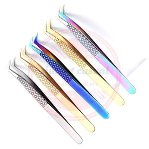 Pince à épiler professionnelle pour extension de cils Personnaliser les pinces à cils de haute qualité en acier inoxydable - Product Image 3