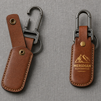 Porte-clés en cuir personnalisés pour cadeaux de marque et programmes de porte-clés