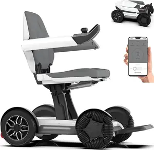 Brand New Hot Selling X40 Intelligent Electric Powered Wheelchair, Compact Heavy Duty Mobile, Automatic Folding