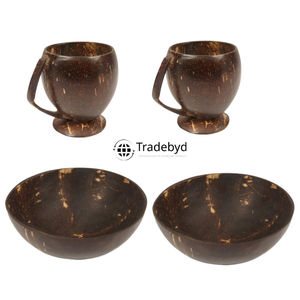 Juego de tazas festivas de Coco para regalos éticos de vacaciones Vasos reutilizables sostenibles de Tradebyd - Product Image 6