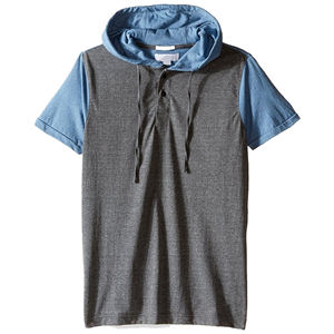 T-shirt à capuche à manches courtes pour homme, décontracté et confortable, coupe décontractée, sweat à capuche et sweat-shirt d'été - Product Image 1