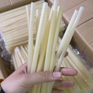 Pajita desechable de arroz de Vietnam, paja de harina colorida, ecológica, precio barato - Product Image 1