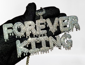 จี้เพชรโมอิสสีขาวทรงกลมปรับแต่งจี้ครอก - Product Image 2