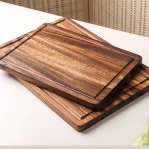 ถาดอะคาเซียที่เสิร์ฟทำด้วยมือรูปทรงขวดพร้อมวัสดุตกแต่งตามธรรมชาติสำหรับโรงแรมร้านอาหารคาเฟ่และใช้ในบ้าน - Product Image 4