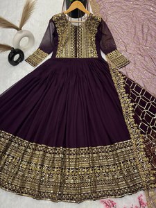 Walima LOOK NEW Lunch anarkali salwar kameez ปักคอสวยสียาว - Product Image 3