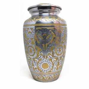 Urna cilíndrica de Halloween de aluminio Premium con diseño rústico Capacidad de 1-2L Hecho EN LA India Proveedor y exportador de alta calidad - Product Image 3