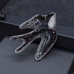 Perles de rocaille à la mode broderie sangle sac breloques avec Design moderne perles de rocaille perlée sangle sac breloques pour sacs personnalisés - Product Image 1