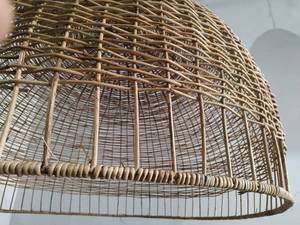 <span class=keywords><strong>Paralume</strong></span> di bambù dal Design caldo fatto a mano in stile moderno asiatico eco-friendly in Rattan intrecciato con luce decorativa all'ingrosso Set due tonalità - Product Image 5