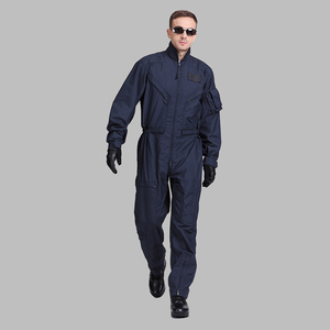 Traje de piloto volador azul marino diseño personalizado al por mayor mono de vuelo 27-p traje de vuelo básico - Product Image 6