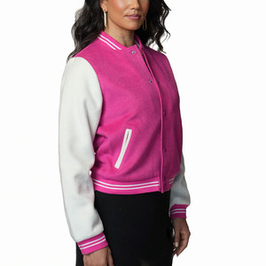 Chaqueta universitaria de ajuste cómodo para mujer, ropa de calle de último diseño, nueva llegada, chaqueta universitaria transpirable para mujer - Product Image 4