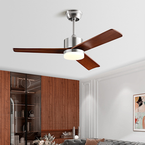 Ventilateur de plafond LED HC à 3 pales, moteur DC 6 vitesses, télécommande, lumière à intensité variable, design moderne, pour la maison et le bureau - Product Image 6