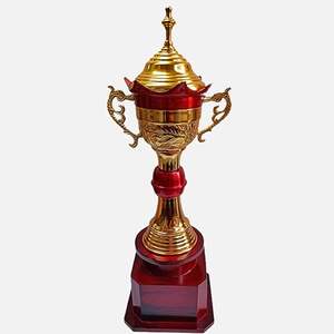 Trofeo de metal personalizable de primera calidad para campeonatos deportivos y competiciones disponibles para suministro global - Product Image 2
