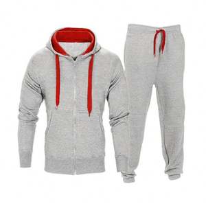 Ensemble de survêtement sportif robuste à capuche imprimé, écologique, séchage rapide, veste et pantalon durables pour usage à long terme - Product Image 2