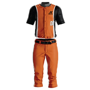 Uniforme de baseball à contraste de couleurs, best-seller, fabrication professionnelle, vêtements d'équipe, uniforme de baseball - Product Image 1