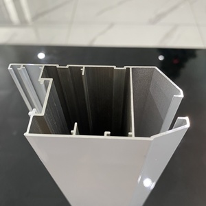 Profil de contour personnalisé pour le cadre, rail en T, en aluminium, Max, noir, argent, blanc, OEM, Surface dorée, Surface de Film - Product Image 2