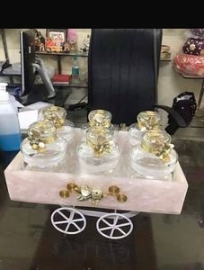 ชุดโหลเรซินผลไม้แห้ง2ชิ้นดีไซน์คลาสสิกไม่เหมือนใครสำหรับเก็บอาหารคุ้มค่ามากสำหรับโถเรซิ่นทำมือไม่เหมือนใคร - Product Image 4