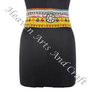 Vintage <b>Belt</b> Belly Dance Bead Afghani Traditional Waist <b>Belt</b> Kuchi Tribal BB082 Old Banjara Real Vintage Handmade Beaded <b>Belts</b> - Product Image 3
