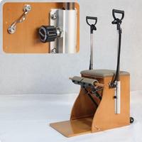 Chaise de Pilates Wunda en bois Oka, équipement d'entraînement de studio avec logo personnalisé, conception ergonomique ajustée pour une meilleure santé