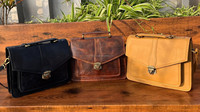 Tas selempang kulit sapi multi fungsi klasik kustom tas selempang kulit sapi asli kualitas Premium tas tangan pegangan atas wanita mewah